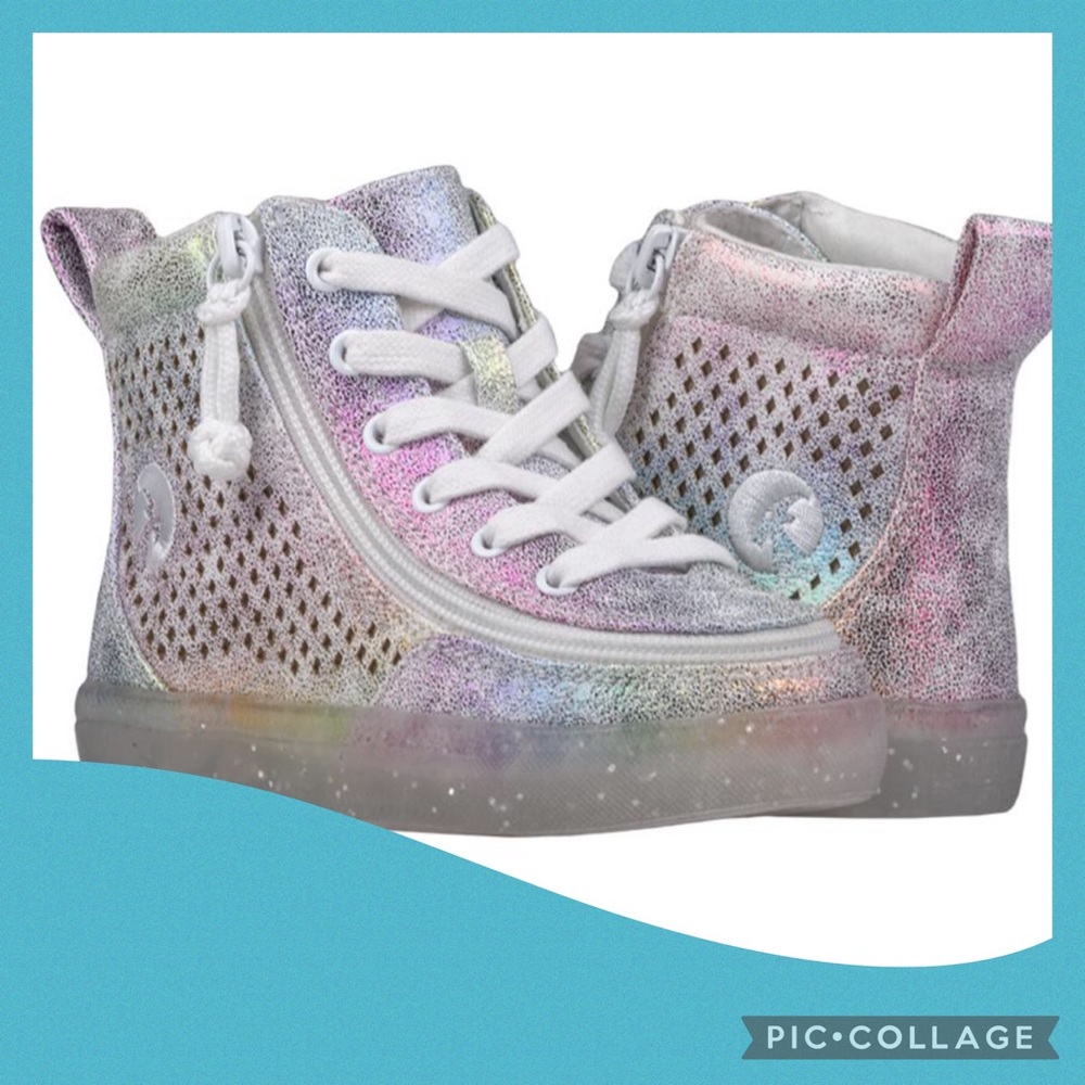 Billy rainbow hi top sneakers